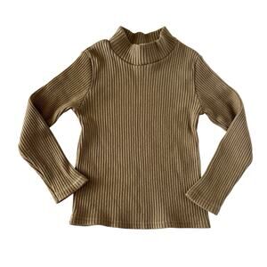 Vintage ribbed mock neck shirt